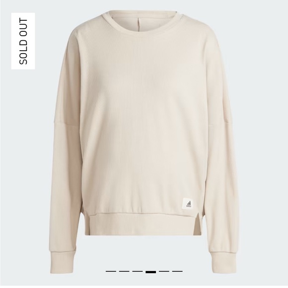 Adidas maternity and nursing sweatshirt in color “wonder beige” size small - Picture 4 of 6